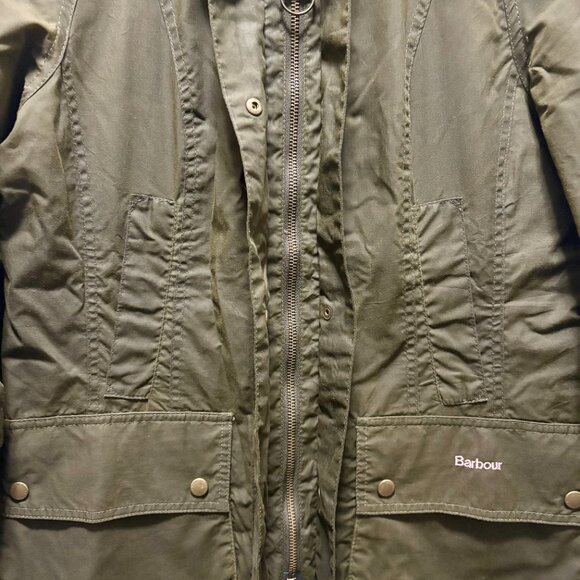 Barbour Women’s Classic Waxed Beadnell Jacket - Picture 8 of 8